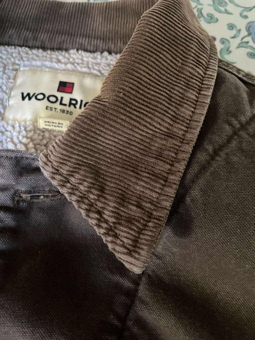 Woolrich Brown Bomber-Style Jacket - Picture 6 of 10